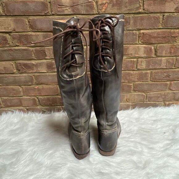 BEDSTU Manchester Womens Taupe Rustic Mason Riding Boot 10 - Picture 5 of 11